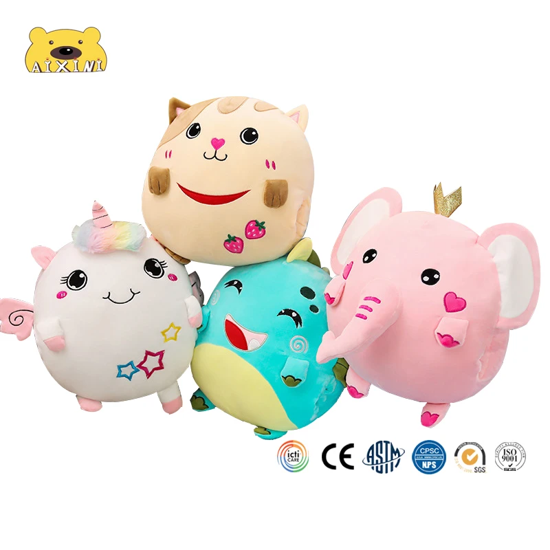 Лидер продаж, милая подушка в виде животного, мягкое плюшевое флисовое одеяло, прекрасные игрушки в виде животных, мягкое одеяло