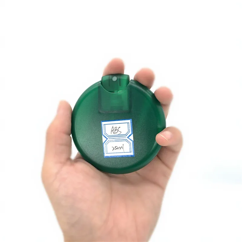 30ml Round Empty  Pump Mist Travel Mouth Spray Plastic Pocket Size Perfume Atomizer Bottle  Portable Pocket Credit Card Plastic