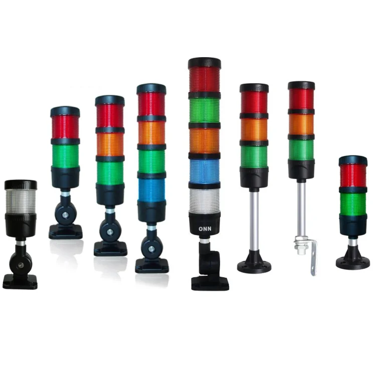Onn M4 Led Dreifarbige Signalturm Industrielle Cnc-maschine Warnleuchte Stapellampe