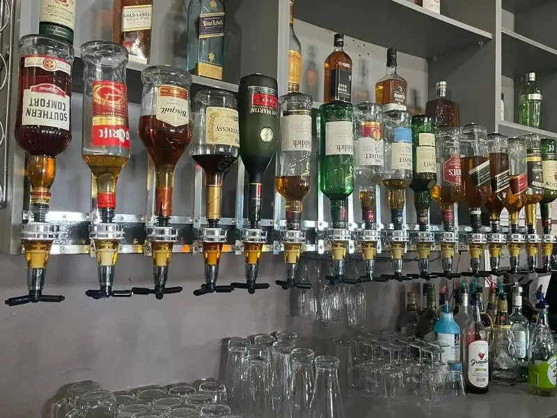 HomeDecTime 30ml Bar Butler Wall Mount Vino Alcohol Liquor Spirito Beer Shot Dispenser 