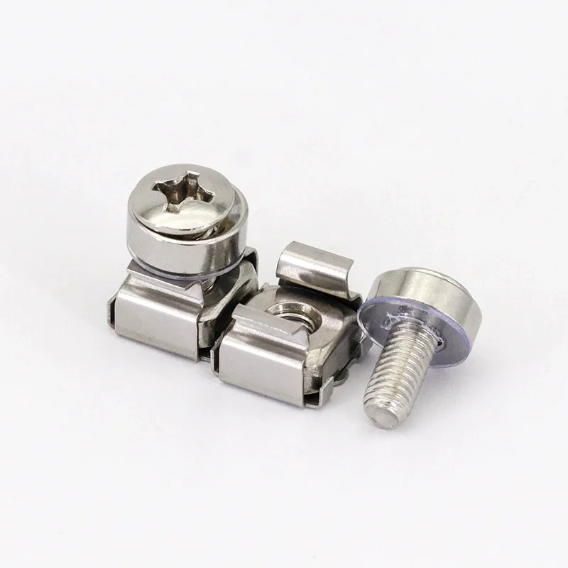 M6 * 16 mmラックマウントケージナット、ネジ、ワッシャーオーディオ