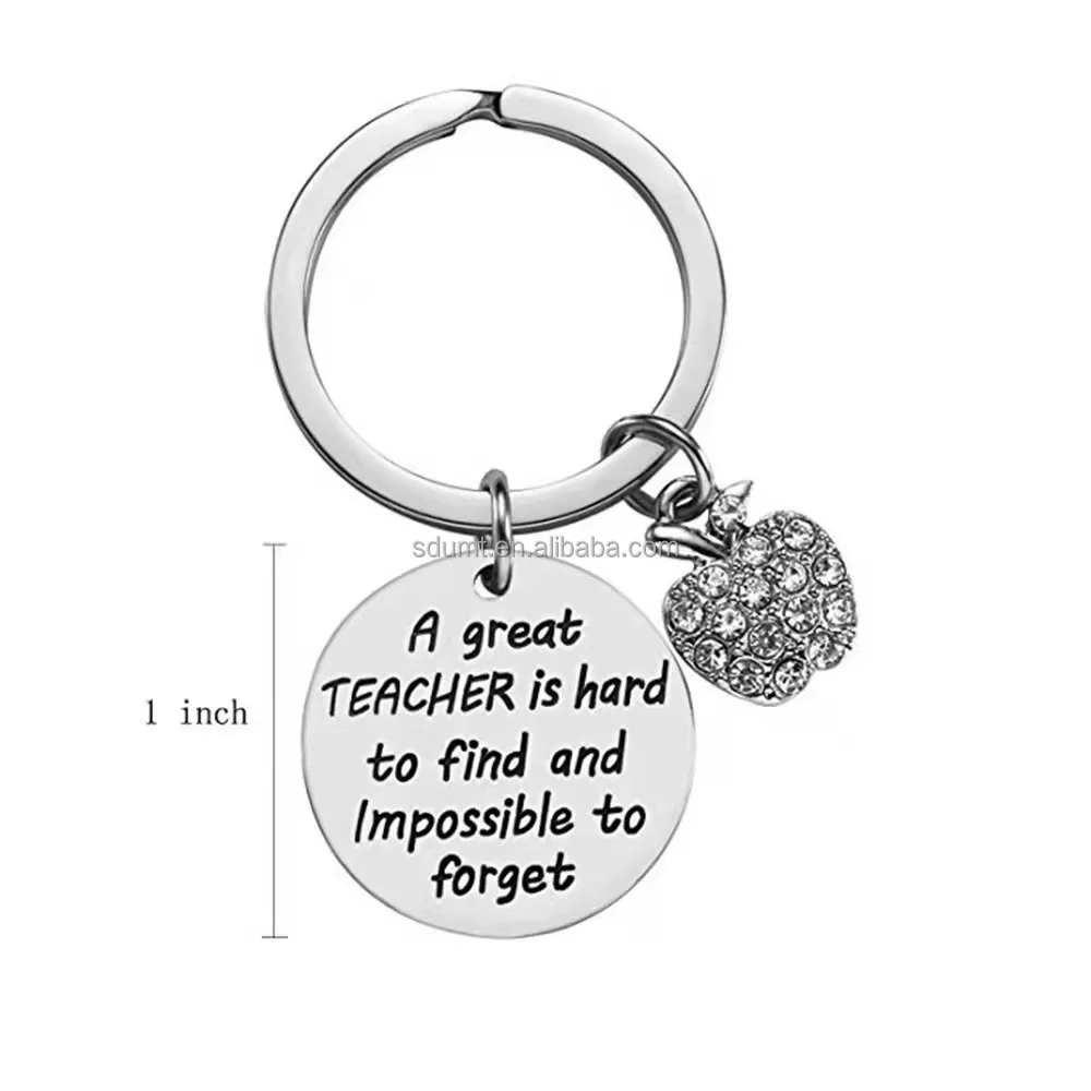 Keychain Teacher Series Gifts Teacher's Day Thanks Giving Day A Great ...