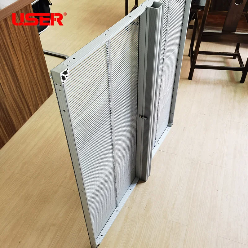 Indoor Soft Transparent Adhesive Super Slim LED Screen Display P10 Flexible Led Transparent Film Screen