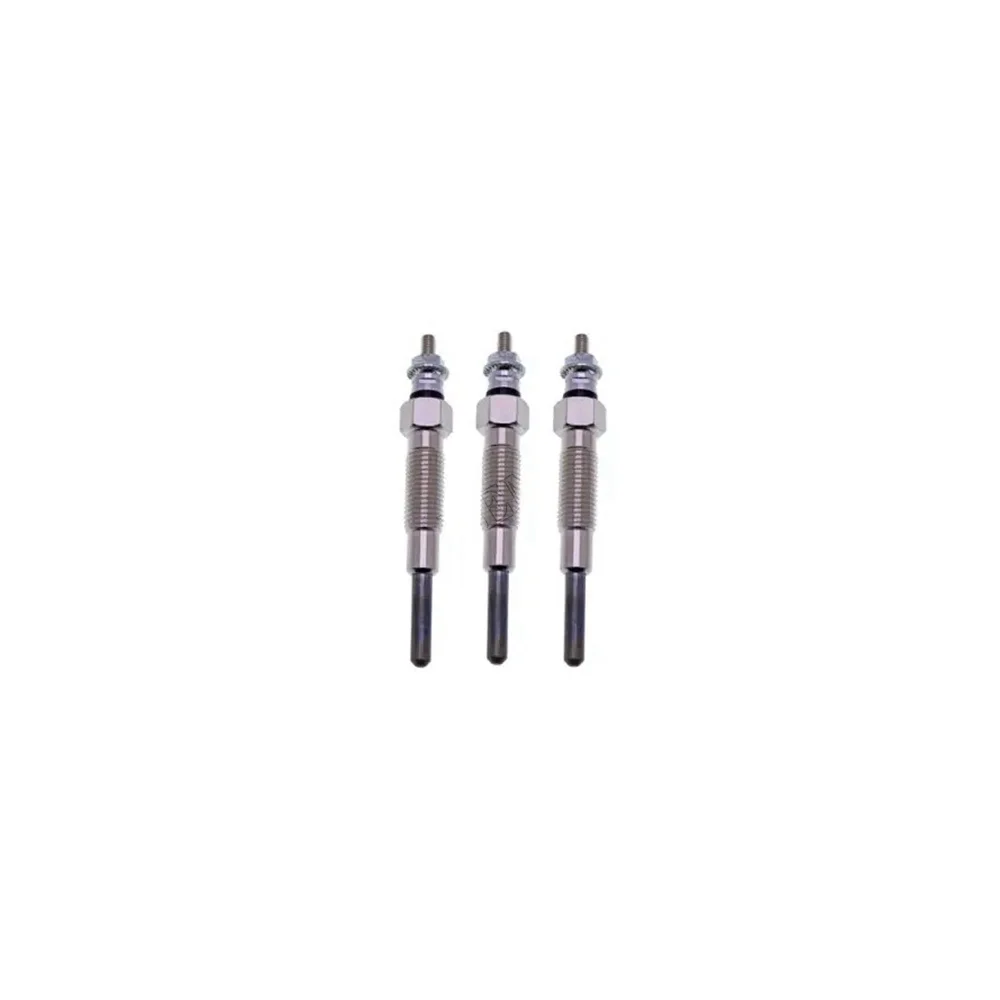 3 PCS Glow Plug YM129795-77800 for Komatsu Engine 2D68E-3A 3D63-1A 3D72-2B 3D74E-3C Excavator PC12R-8 PC15R-8