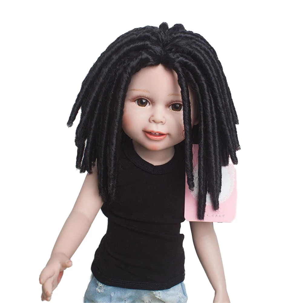 African 18 inches Afro Curly Black Doll Wigs Dreadlocks for 18 Height Doll with 10.24 Inch Head Alibaba