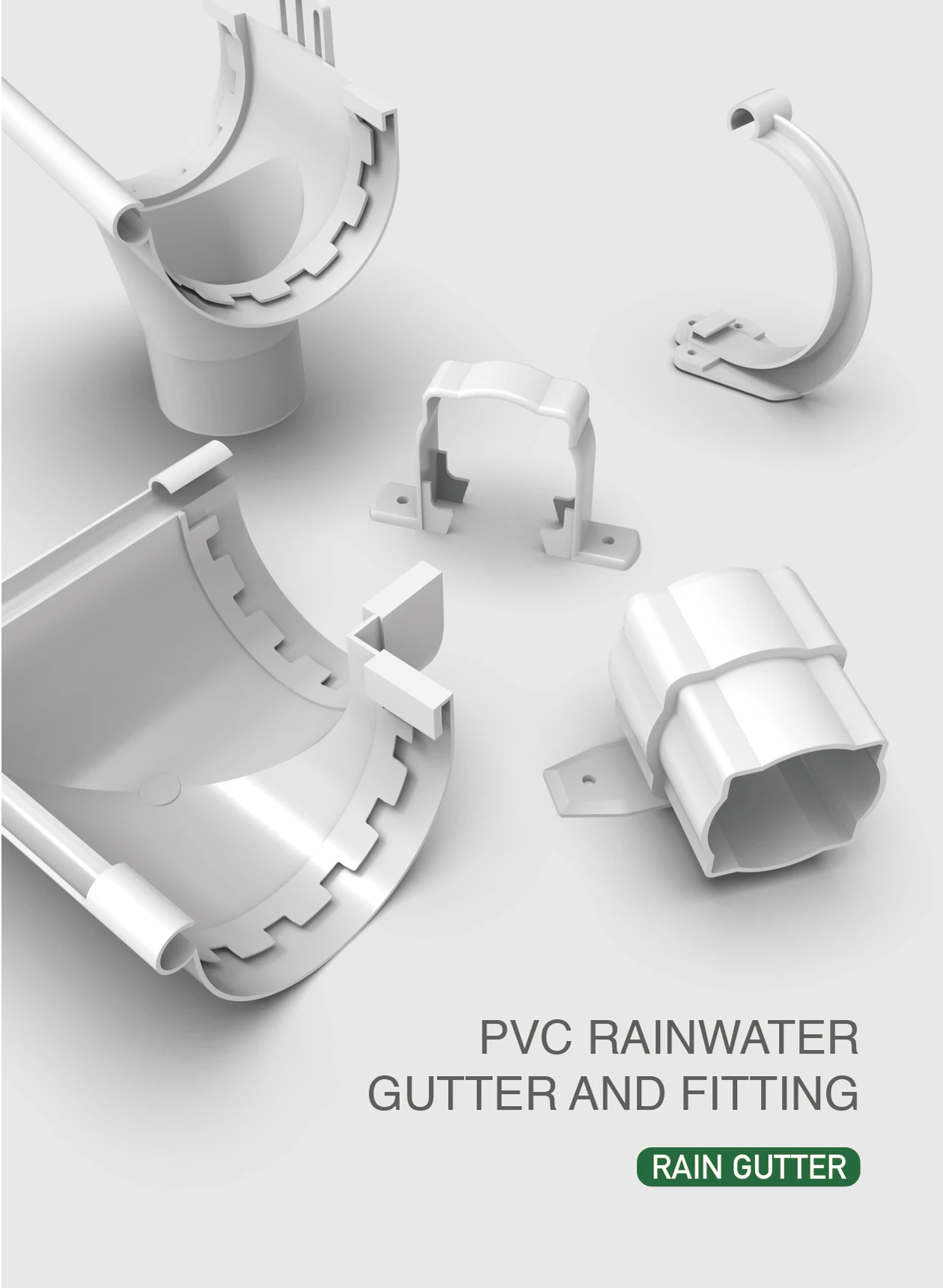 Era High Quality Pvc Rain Gutter And Fittings Angle Connector With