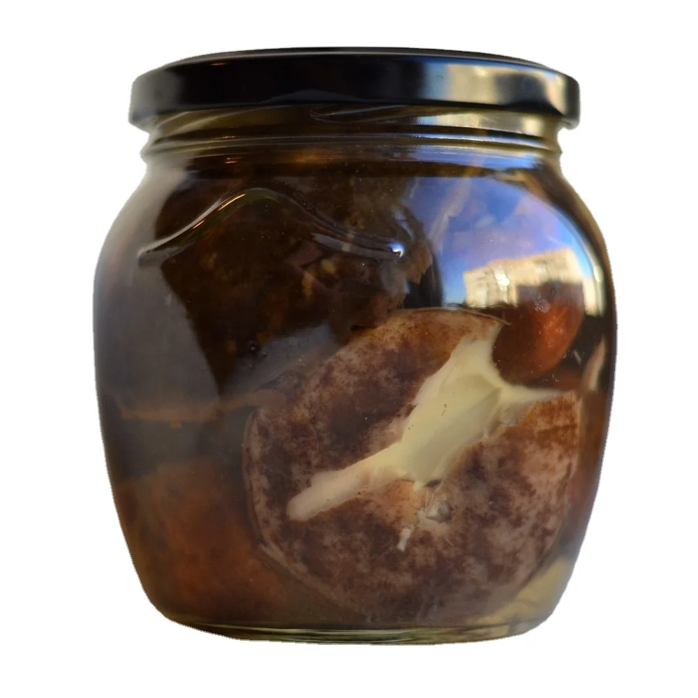 Siberian natural Wild Aspen mushroom in marinade Sebur-Nature