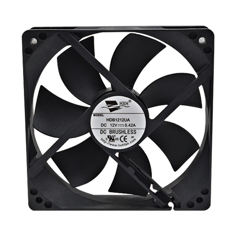 Duct Axial Cooling Fan, HXHFAN, 12/24V, 120x120x25mm, Plastic - detail 10