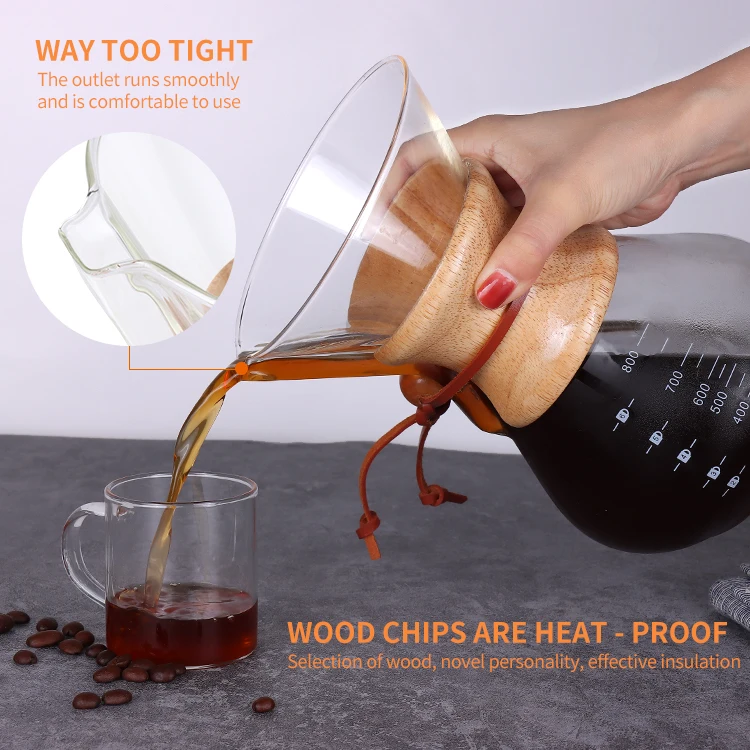 Best Coffee Roasters Manual Brewing Latte Vintage Coffee Shop Tools Accessories Glass Coffee Dripper