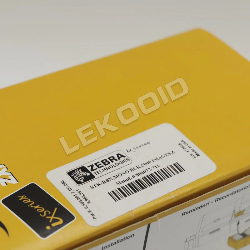 Zebra ZXP Series 7 Card Printer - 5000 Black Monochrome Prints