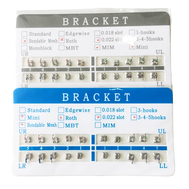 Cheap Price Standard Ortho Roth Bracket Dental Orthodontic Metal Bracket 345 with Hook