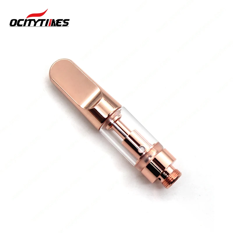 Wholesale thick oil 2.0mm hole glass Ceramic cbd Cartridge for 510 threa battery