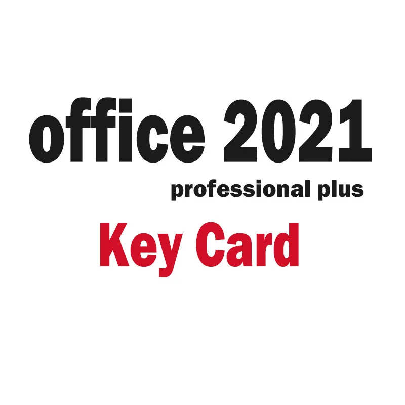 Office 2021 Pro Plus Key Card 100 Online Activation Office 2021