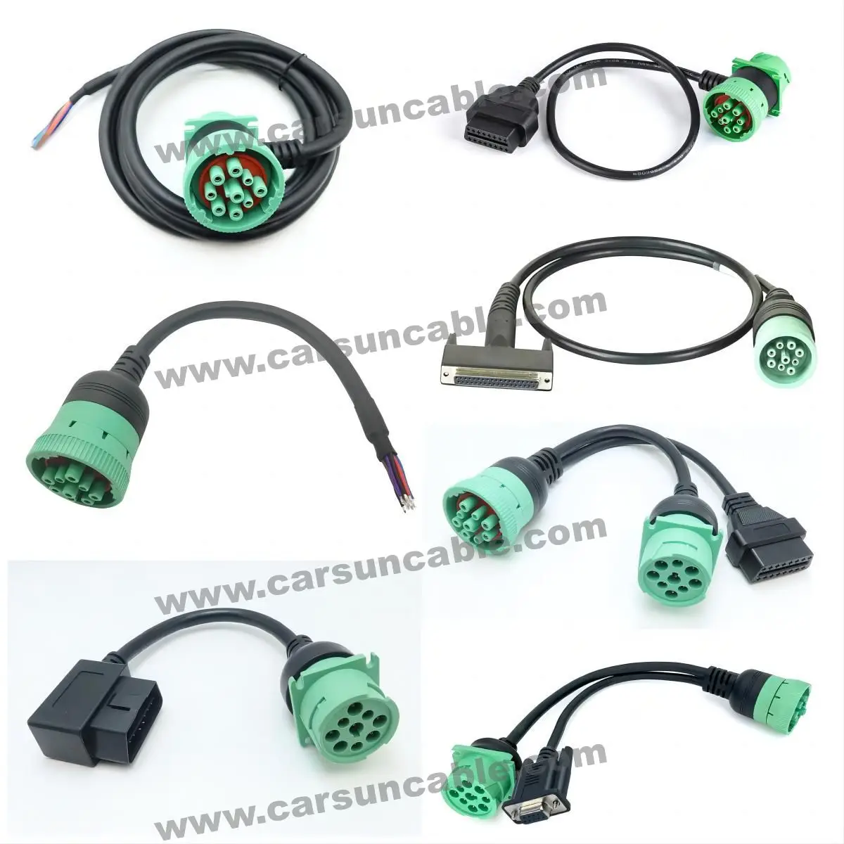 J1939 9pin Male To Female Cable J1939 Splitter Y Cable J1939 To Obd2