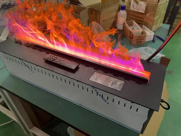 Electric Fireplace, 3D, 1500 W, Metal - detail 32