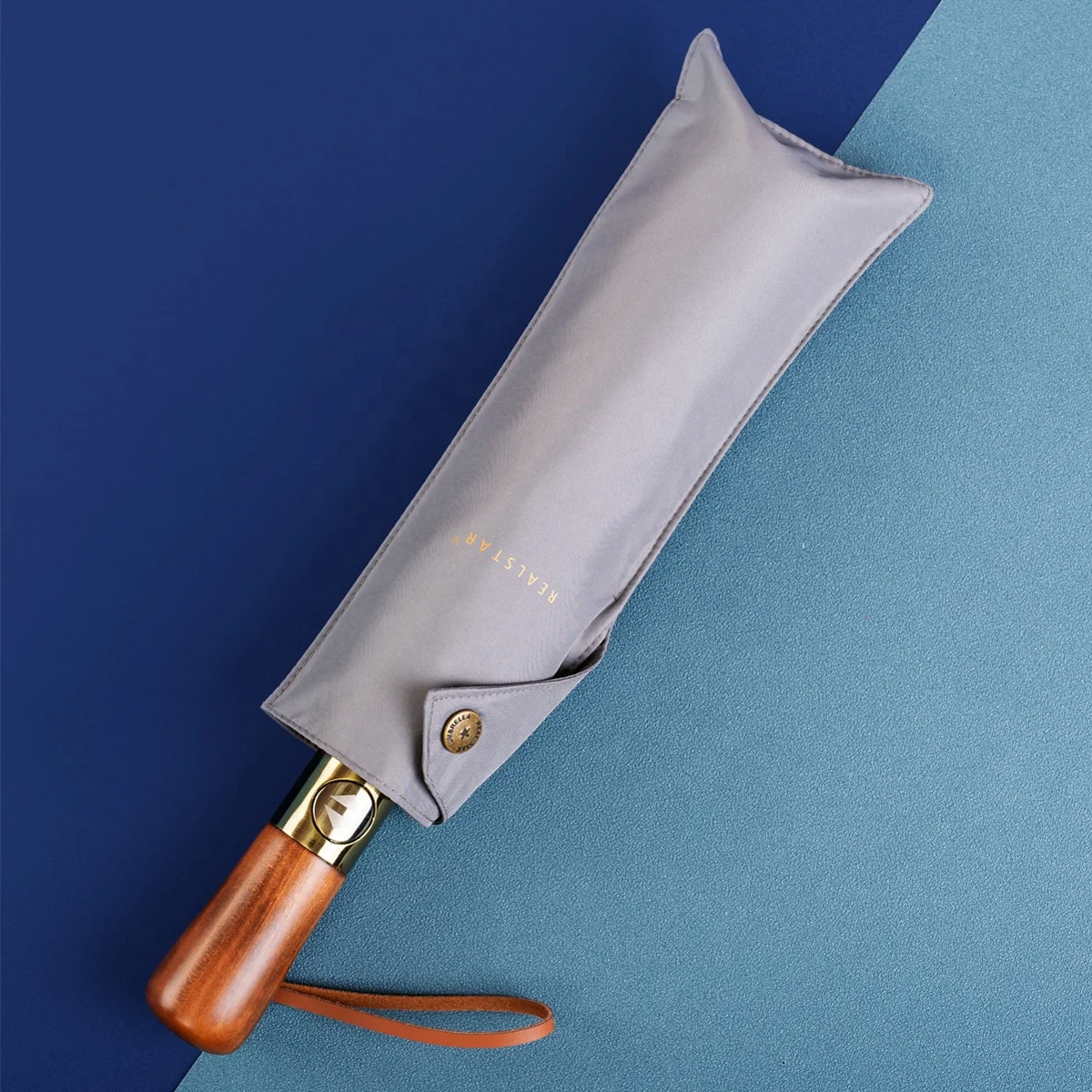 RST High Quality Wood Handle Big Size 10 Ribs Fold Man Umbrella