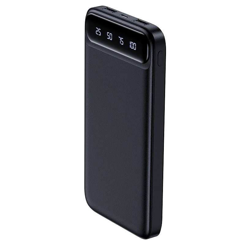 
 Оптовая продажа OEM 10000mAh 2.1A быстрое зарядное устройство Портативный внешний аккумулятор рекламное зарядное устройство цифровой дисплей умный внешний аккумулятор  