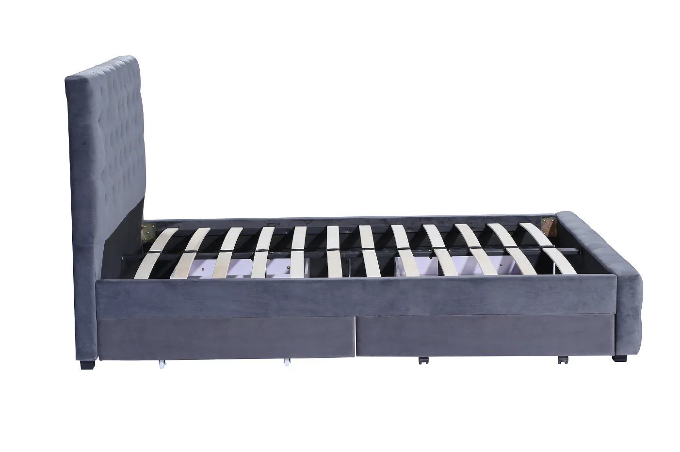 Modern Simple New Style Upholstered Bed with Storage