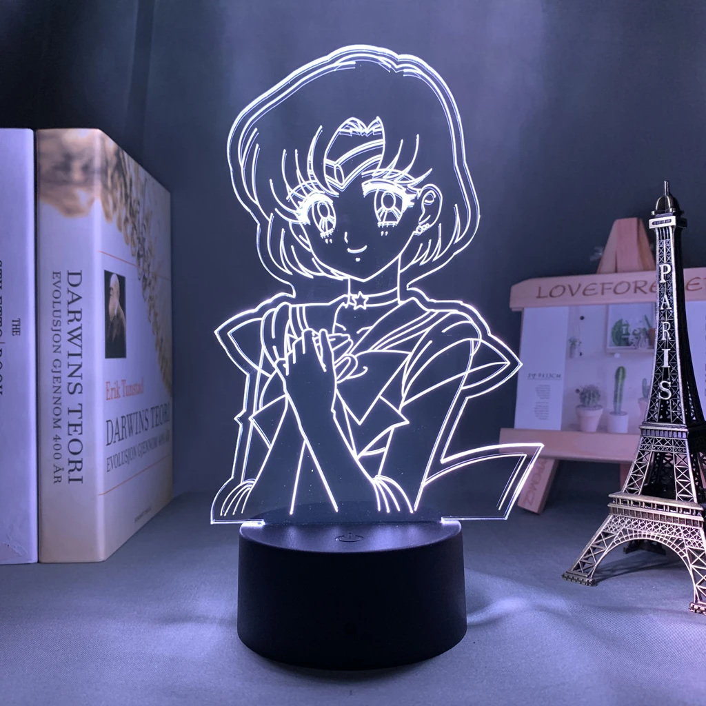 Details about   Sailor Moon 3D Led Night Light/Figure Anime RGB Bedroom Decor Table Lamp Gift 