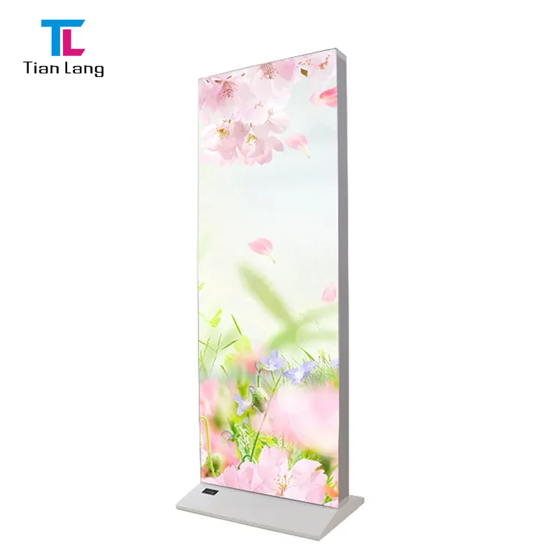 Bärbar omkopplbar litiumbatteri LED reklamljuslåda dubbelväggd textil SEG mobildelad ljusvisning