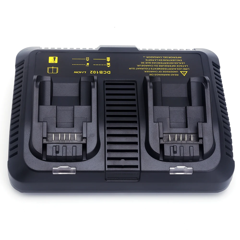 Зарядное устройство DCB102 DCB102BP для всех Dewalt, литиевая батарея 12 В 20 в макс. XR DCB120 DCB203 DCB204