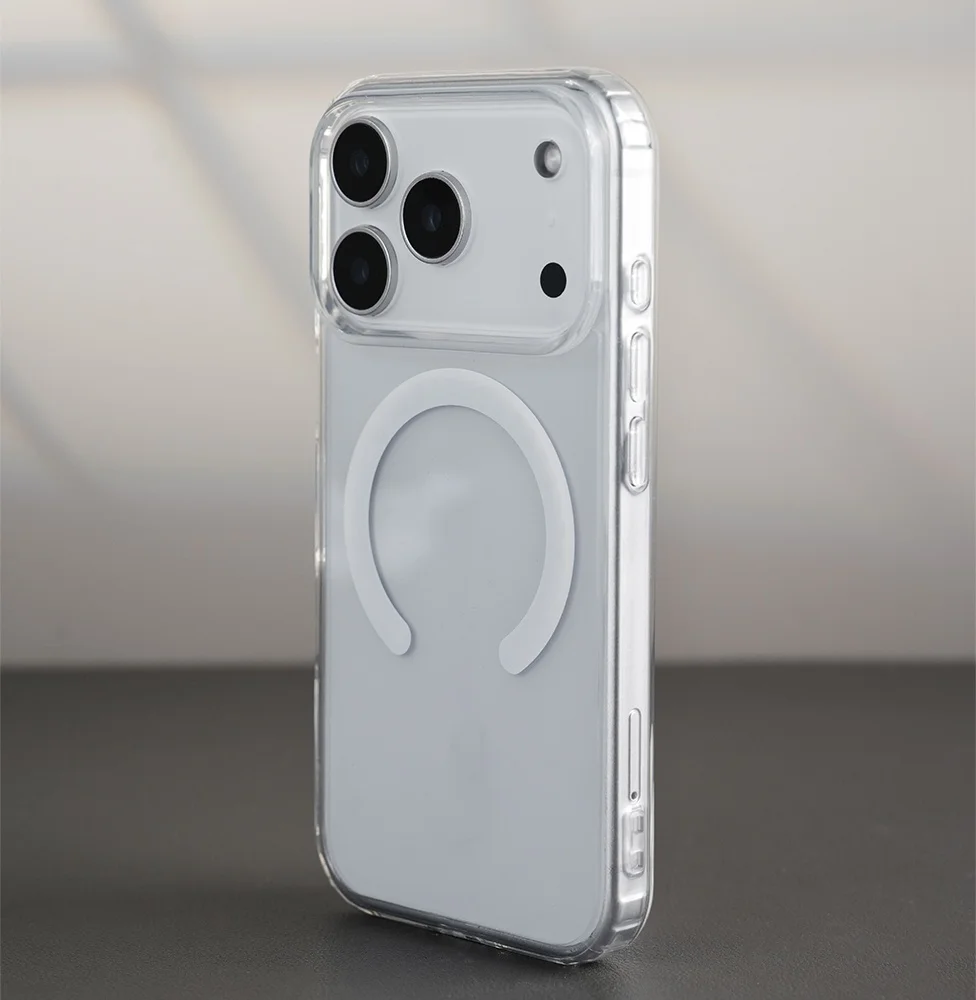 product clear cell phone cases anti drophighly competitive acrylic clear magnetic mobile phone cases for iphone 17 pro max 15 pro max-5