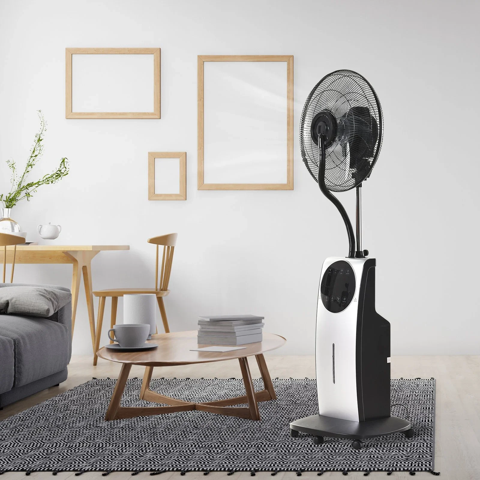 Digital Water Mist Fan, Copper, 90, Plastic - detail 4