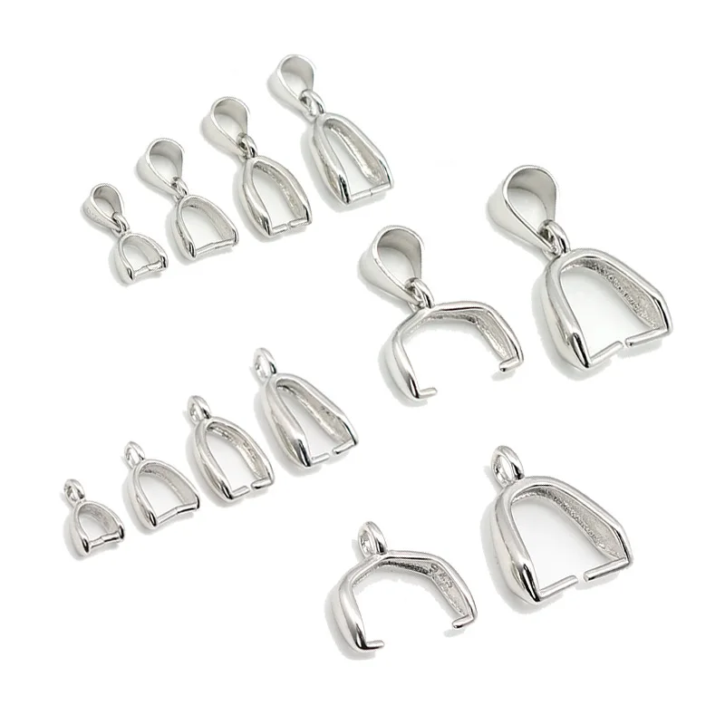 Bail Sterling Jewelry Findings Wholesale 925 Sterling Silver Clasp