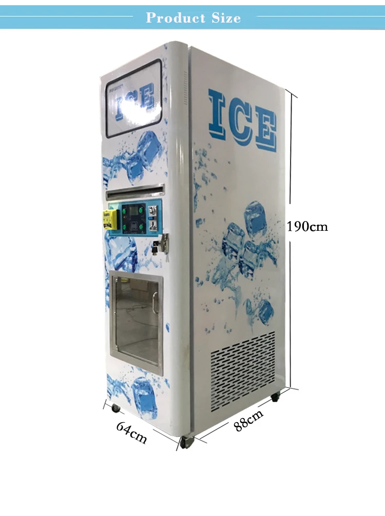 Commercial Outdoor Self Serve Ice Vending Machine Bag Buy Self Serve