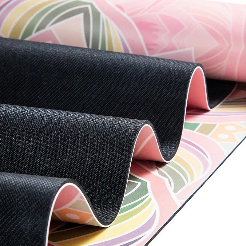 
 Eco-Friendly Natural Rubber Pu Yoga Mat  