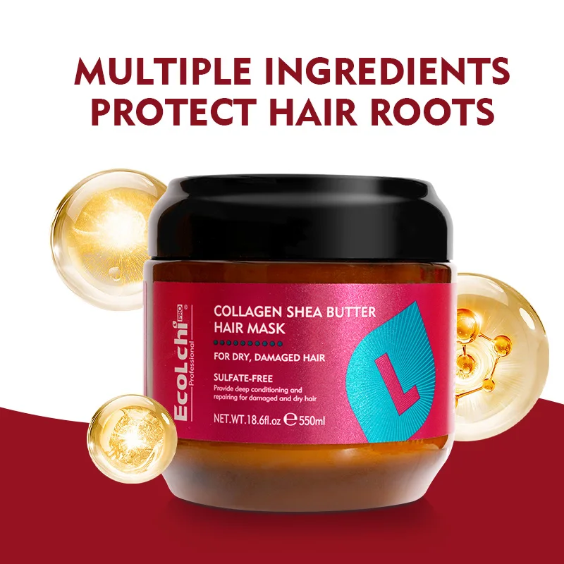 EcoLchiマカパワーヘアトリートメント卸売モロッコオイル