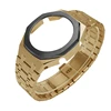 Gold set with black bezel(with bolts)