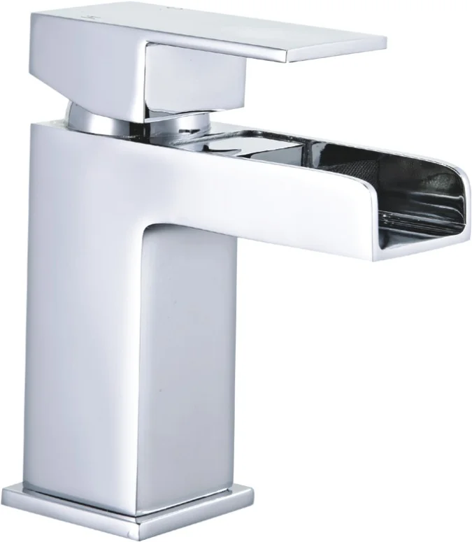 Unique Design 2021 Modern Brass Basin Mixer Tap Single Handle Waterfall