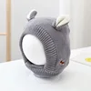 Cucciolo con ricamo binaurale - grigio