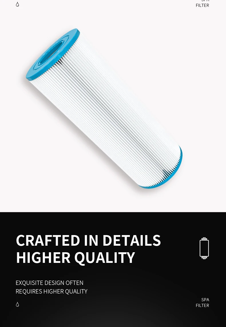 Outdoor Spa Water Filter Plastic Bathtub 200 Micron Water Pentair