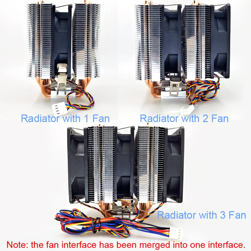 SNOWMAN 6 Heat Pipes CPU Cooler RGB PWM 4Pin PC Cooler PC Fan Intel ...