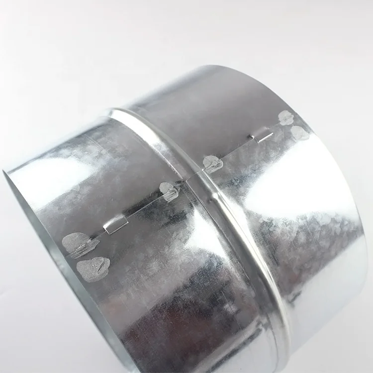 Round Non Return Backdraft Damper for Air Volume Control