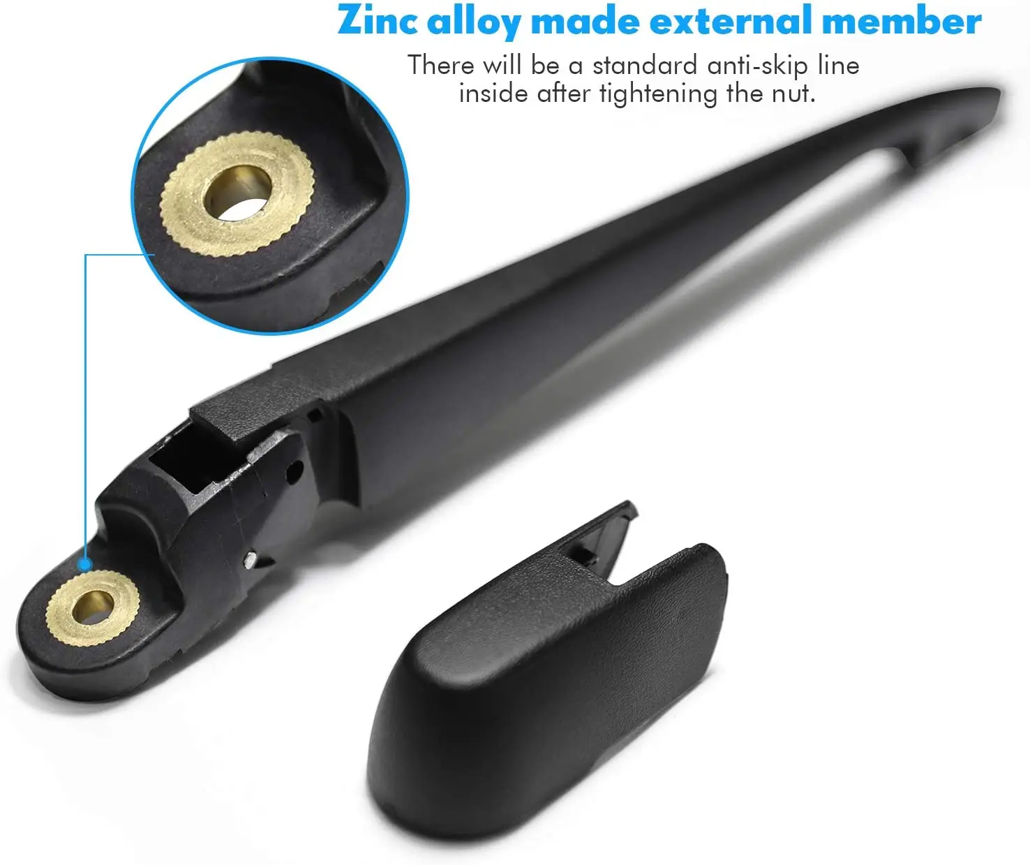 Rear Windshield Wiper Arm and Blade Set, Suitable for BMW X5/X3/X1