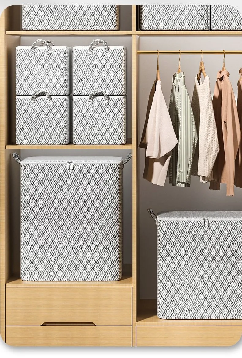 Large Capacity Household Quilt Storage Bag Clothes Quilt Storage Bag Moving Living Room Bedroom Quilt Sorting Storage Basket