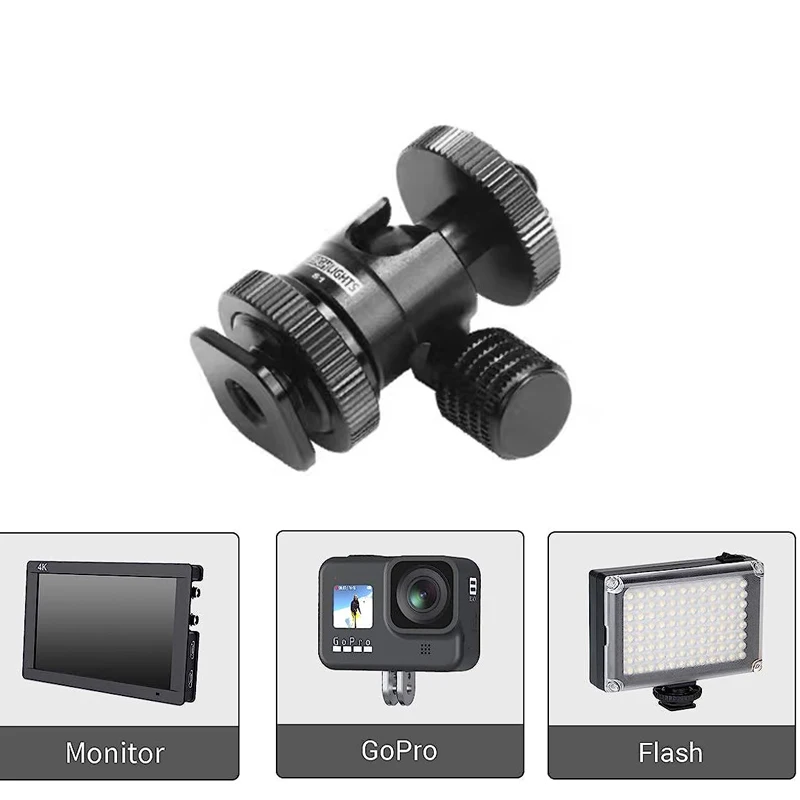 For GoPro Hot Shoe Adapter 1/4 Hot Shoe Mount Adapter GoPro Connection - View #14