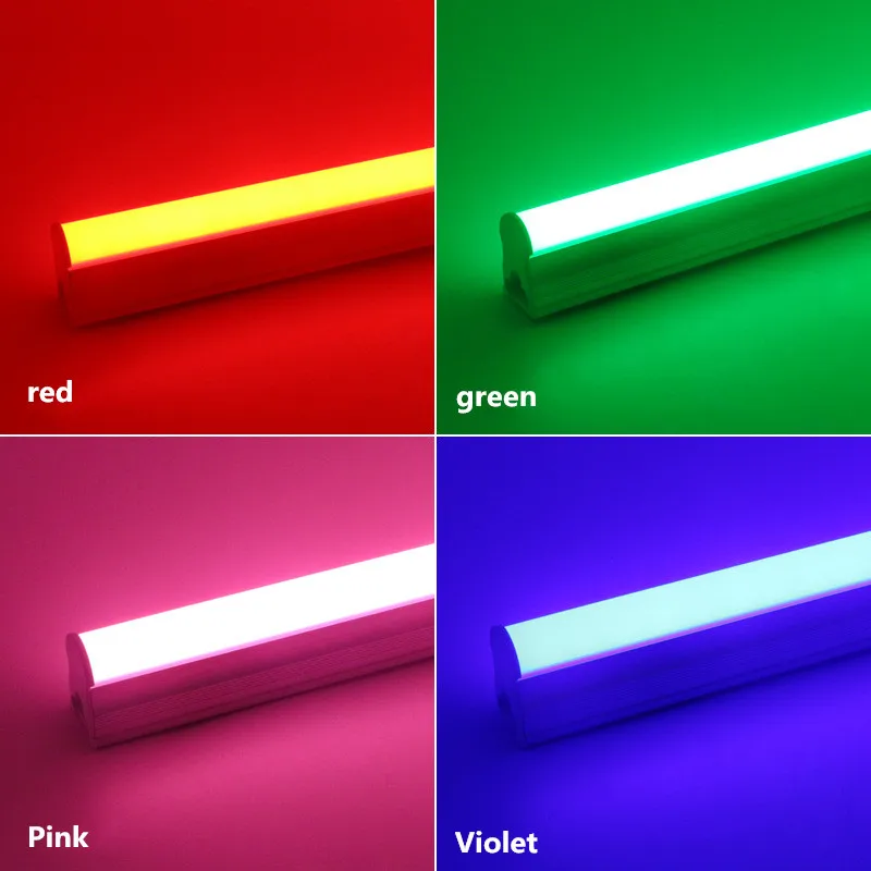 Source New Decorating Color Tube Light RGB 1.2M T5 T8 Purple Pink Red Blue Green LED Tube m.alibaba.com