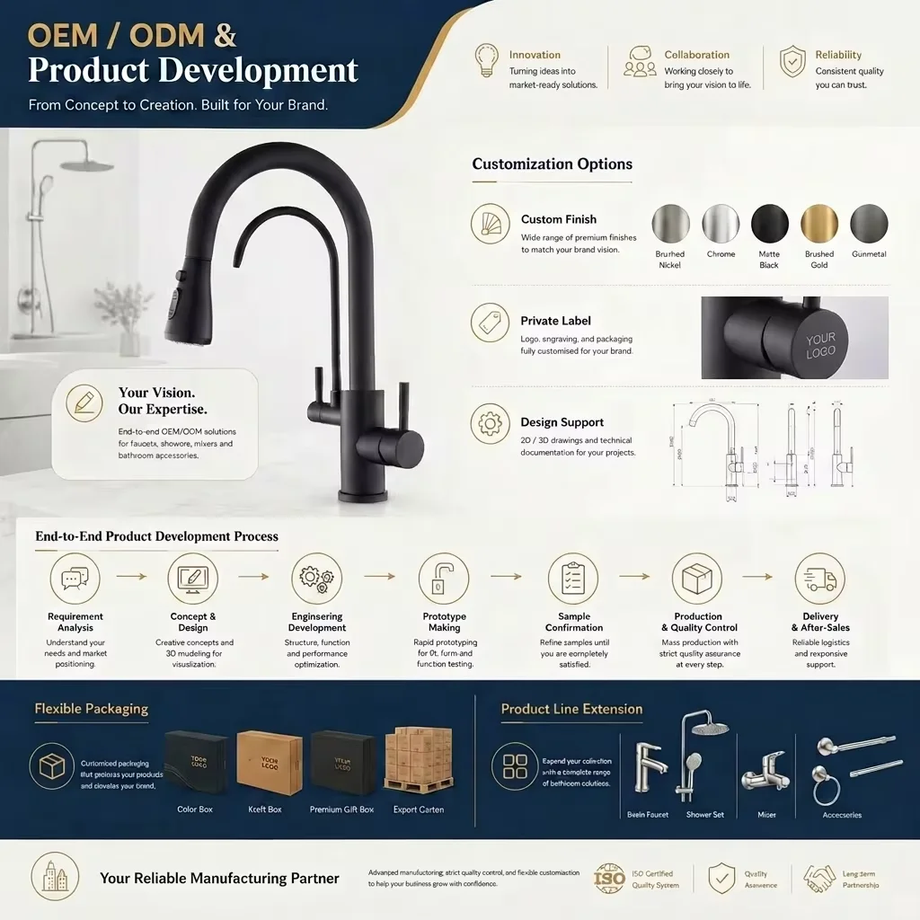 Stainless Steel Water Filter Faucet Installation Black kitchen mixer tap installation diagram and mounting detail