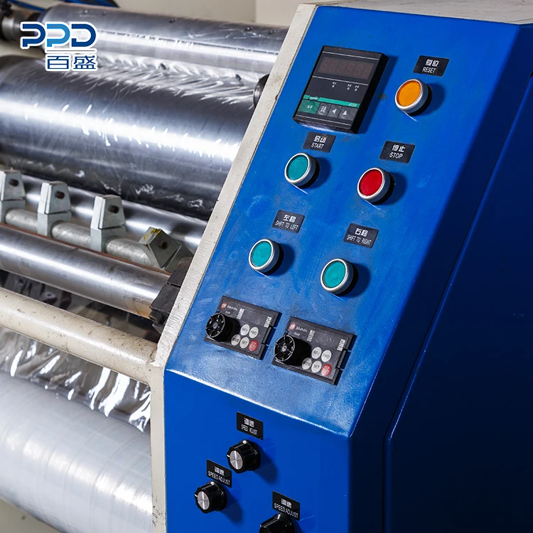 User Friendly Semi Auto Pre Stretch Film Pallet Film Rewinder