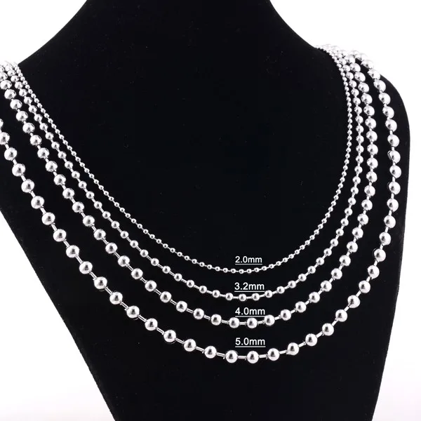 Silver Ball Chain Jewelry 