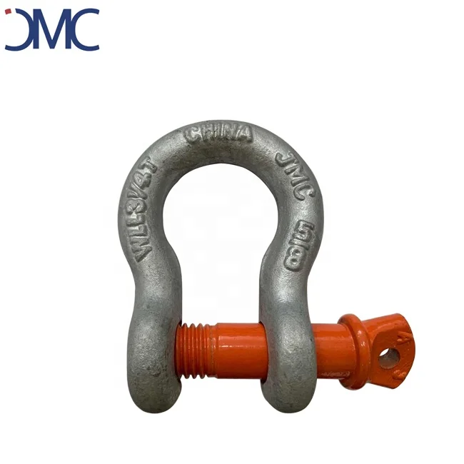 High Strength US Type Galvanized Screw Pin Anchor Bow Shackle G209