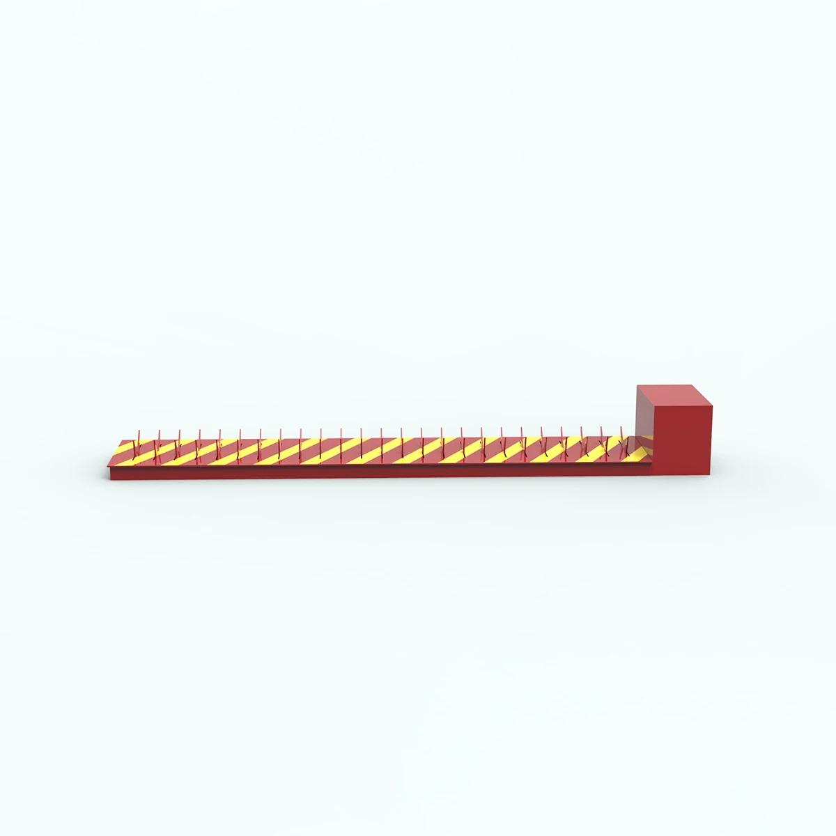 Automatic Remote Control Bi-Directional Arch Type Traffic Spikes Road Barrier Electric Underground Two-Way Tire Killer