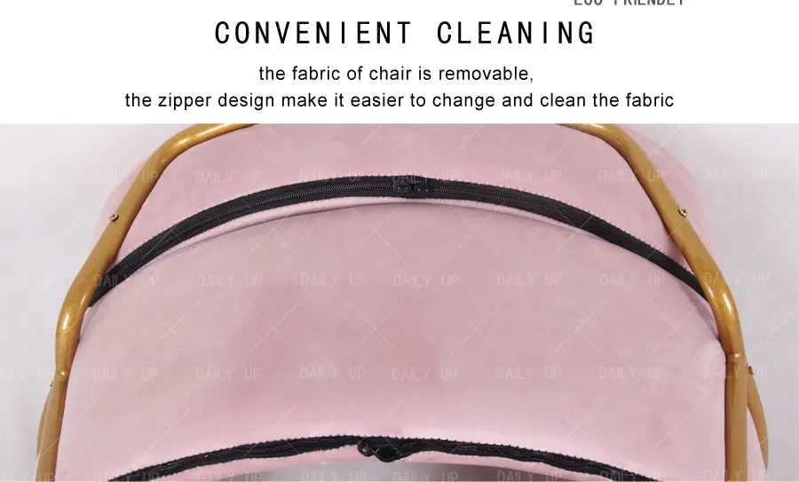 Dining room chair hotel luxury dinner chair Red velvet coffee shop chair