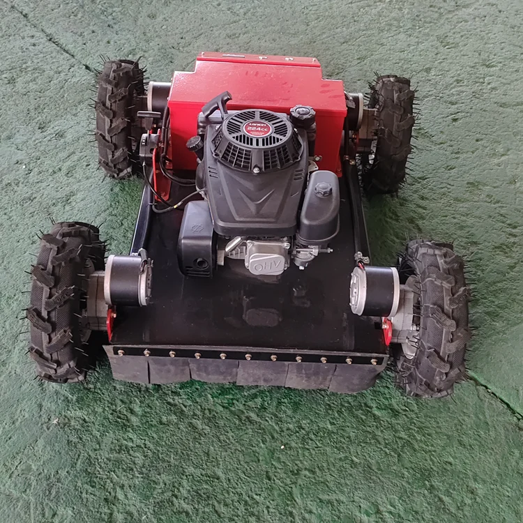 High Quality Swivel Wheels  Remote-Controlled Petrol Gasoline Grass Cutting Lawn Mowers