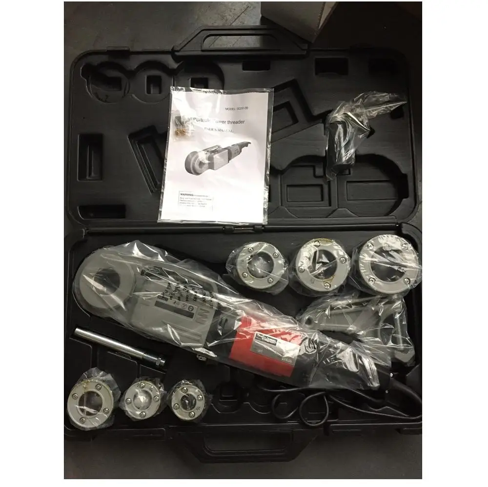 Электрическая трещотка трубы threader для резьбы на максимальной 2 "трубы