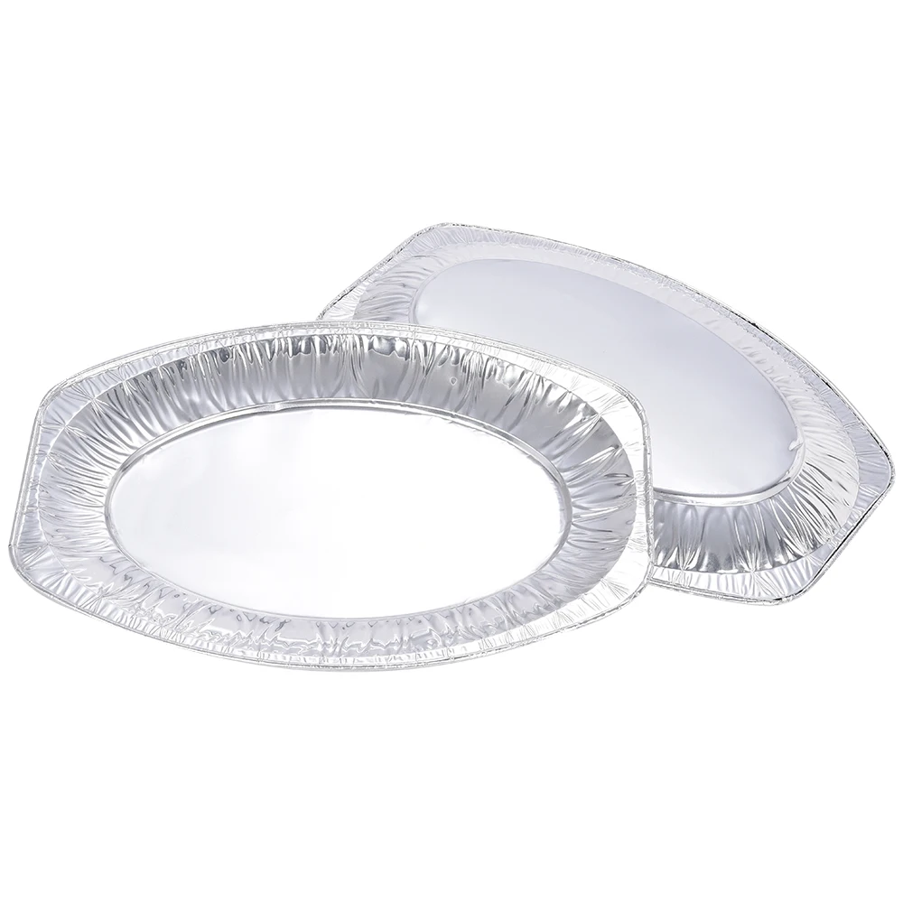 product tia tb83 extra small elliptical disc high temperature resistant material food tray food safe foil container-2